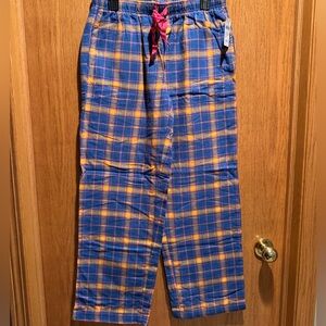 Blue and Yellow Plaid Pajama Pants